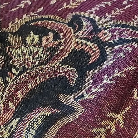 Waverly Accessories - Waverly Rich Tones Scarf with Gold Metallic Blend 79 x 28